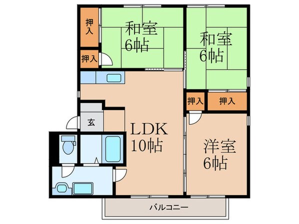 ユアホーム天神山の物件間取画像